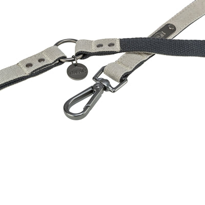 Trixie Hondenriem Citystyle Verstelbaar Katoen Lichtgrijs