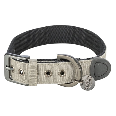Trixie Halsband Hond Citystyle Extra Breed Katoen Lichtgrijs