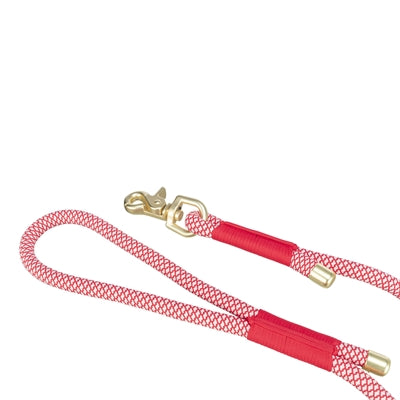 Trixie Hondenriem Soft Rope Rood / Creme