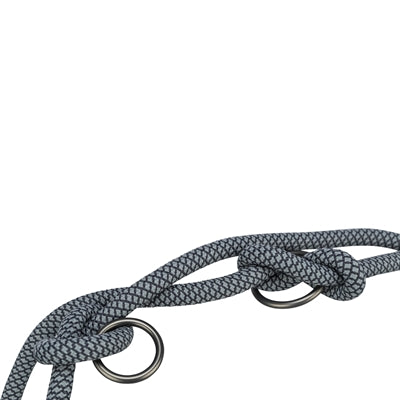 Trixie Hondenriem Soft Rope Verstelbaar Zwart / Grijs