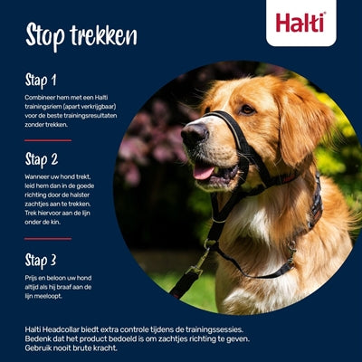 The Company Of Animals Company Of Animals Halti Headcollar Zwart