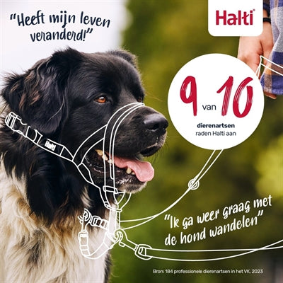 The Company Of Animals Company Of Animals Halti Headcollar Zwart