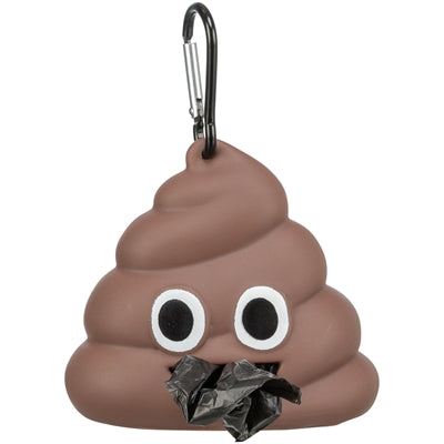 Trixie Poepzakhouder Drol Emoji Inclusies 15 Zakjes Bruin