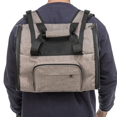 Trixie Hondentas Rugtas Shiva Bruin / Beige