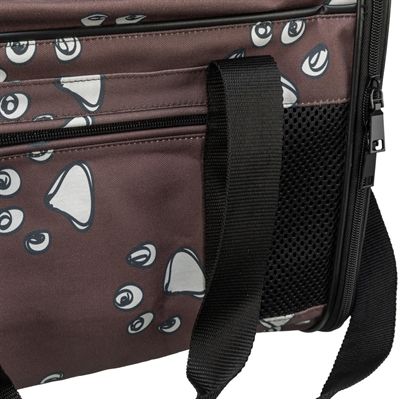 Trixie Hondentas Adrina Met Print Bruin