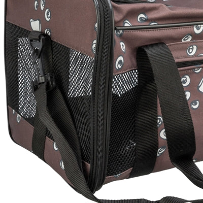 Trixie Hondentas Adrina Met Print Bruin