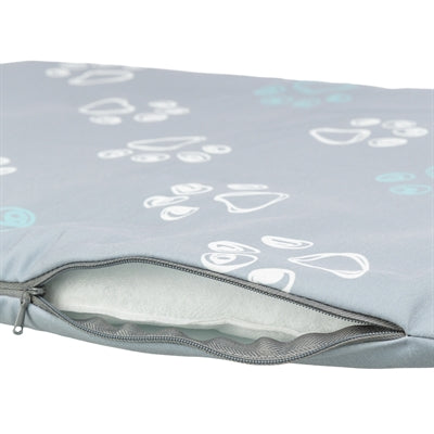 Trixie Hondenkussen Jimmy Cotton Look Ovaal Lichtgrijs