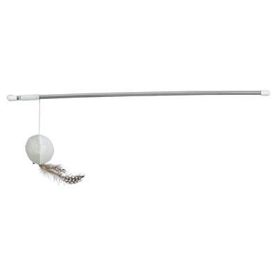 Trixie Kattenhengel Bal Met Veren Met Catnip