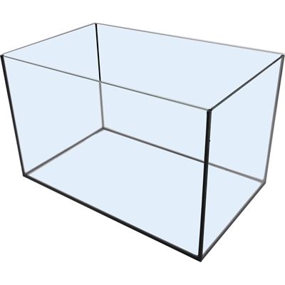 Merkloos Aquarium Met Zwarte Kit