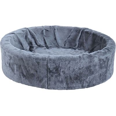 Merkloos Teddy Hondenmand Grijs