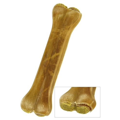 Petsnack Geperst Bot Gevuld Met Kip