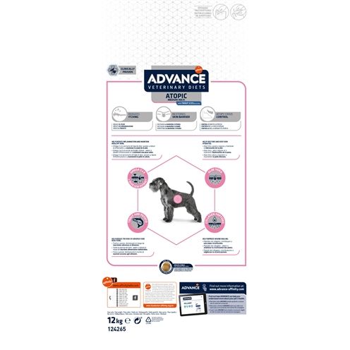 Advance Veterinary Diet Dog Gevoelige Huid Medium / Maxi